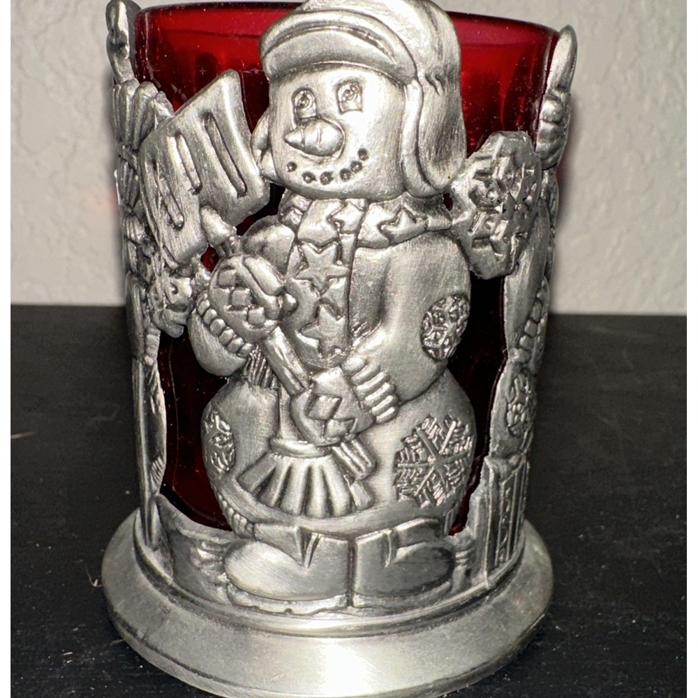 Home for the Holidays Mini Votive Snowman Tealight Holder‎ BA2685